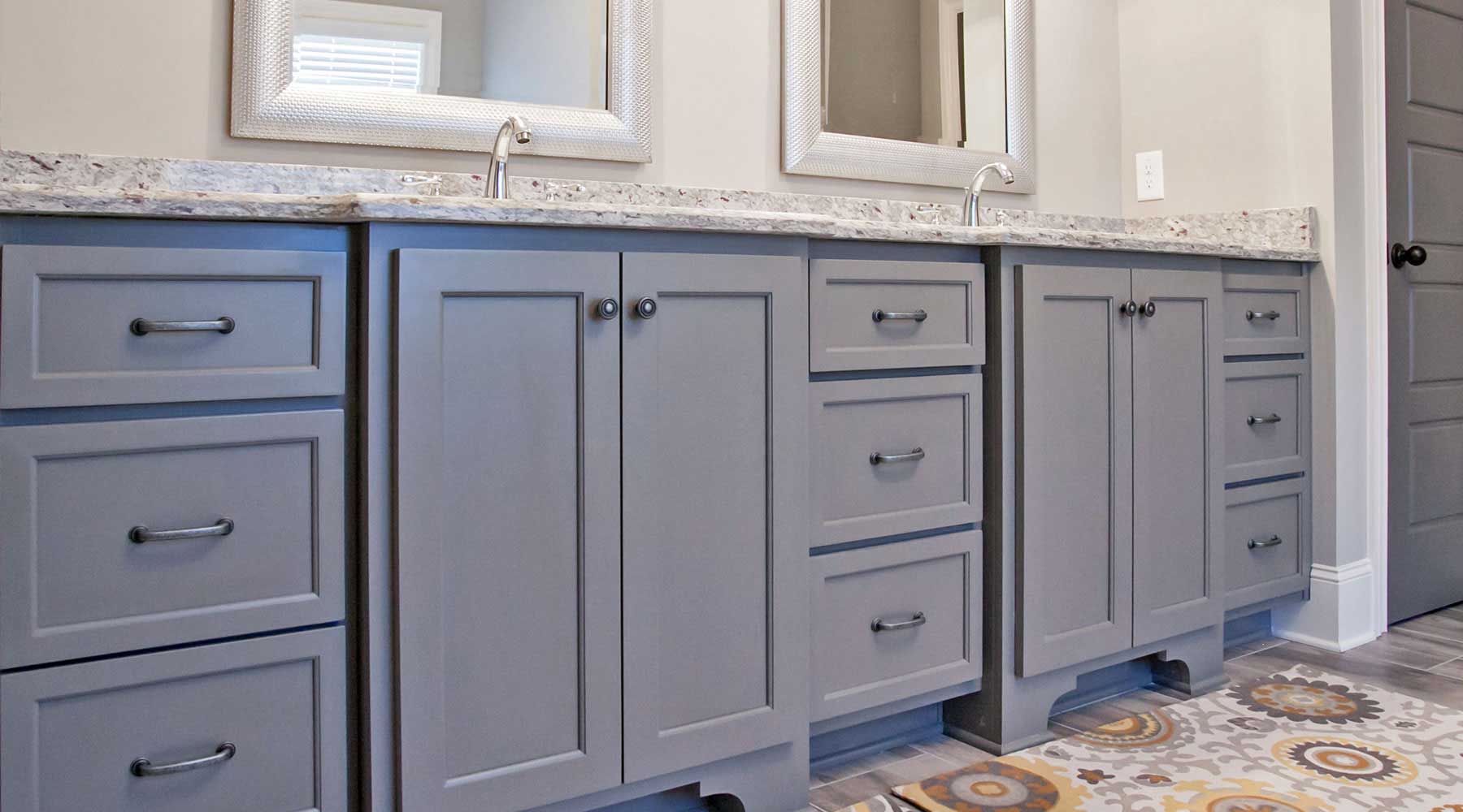 casual bathroom cabinets