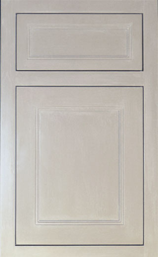 door style aztec white glaze